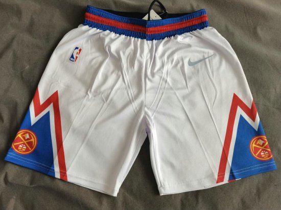 NBA Denver Nuggets Nuggets 20-21 earned shorts blanc